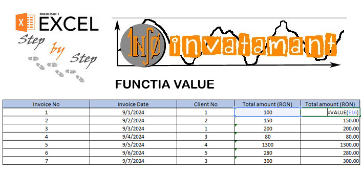 Cum, cand si de ce este recomandat sa folosim functia VALUE