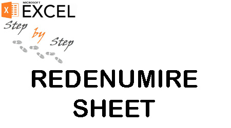 Cum redenumim un sheet in Excel