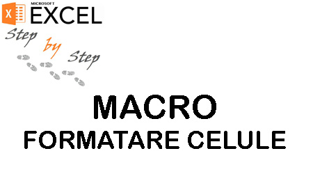 Macro Formatare Celule