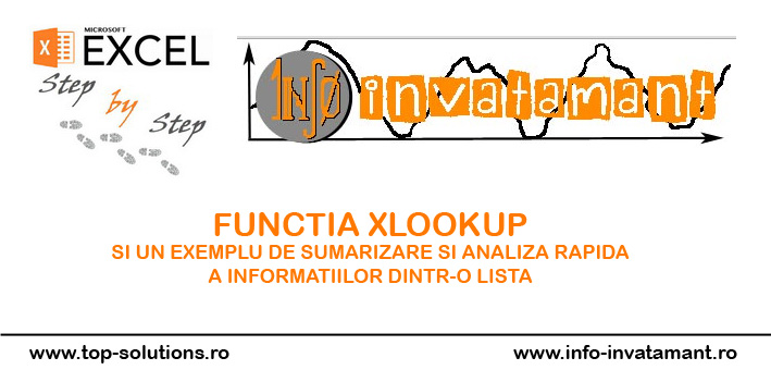 Functia XLOOKUP