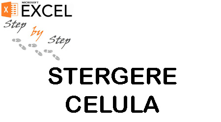 Cum stergem o celula in Excel