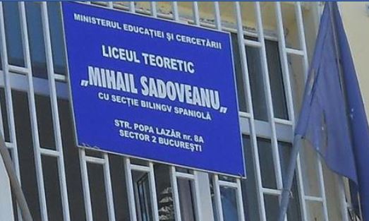 Liceul Teoretic Mihail Sadoveanu - Sector 2, Bucuresti