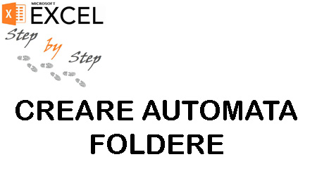 Creare automata foldere pe baza unei liste in Excel