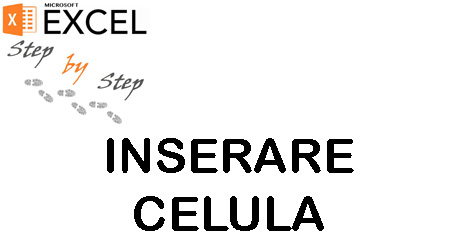 Cum inseram o celula in Excel